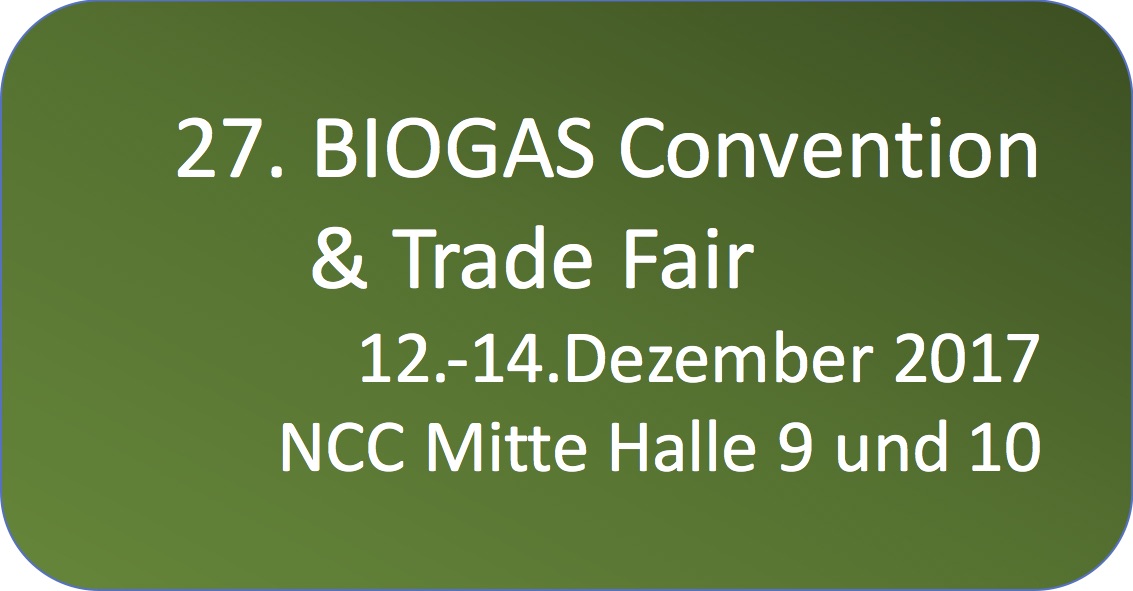Flex-Beiträge auf der Biogas Convention in Nürnberg