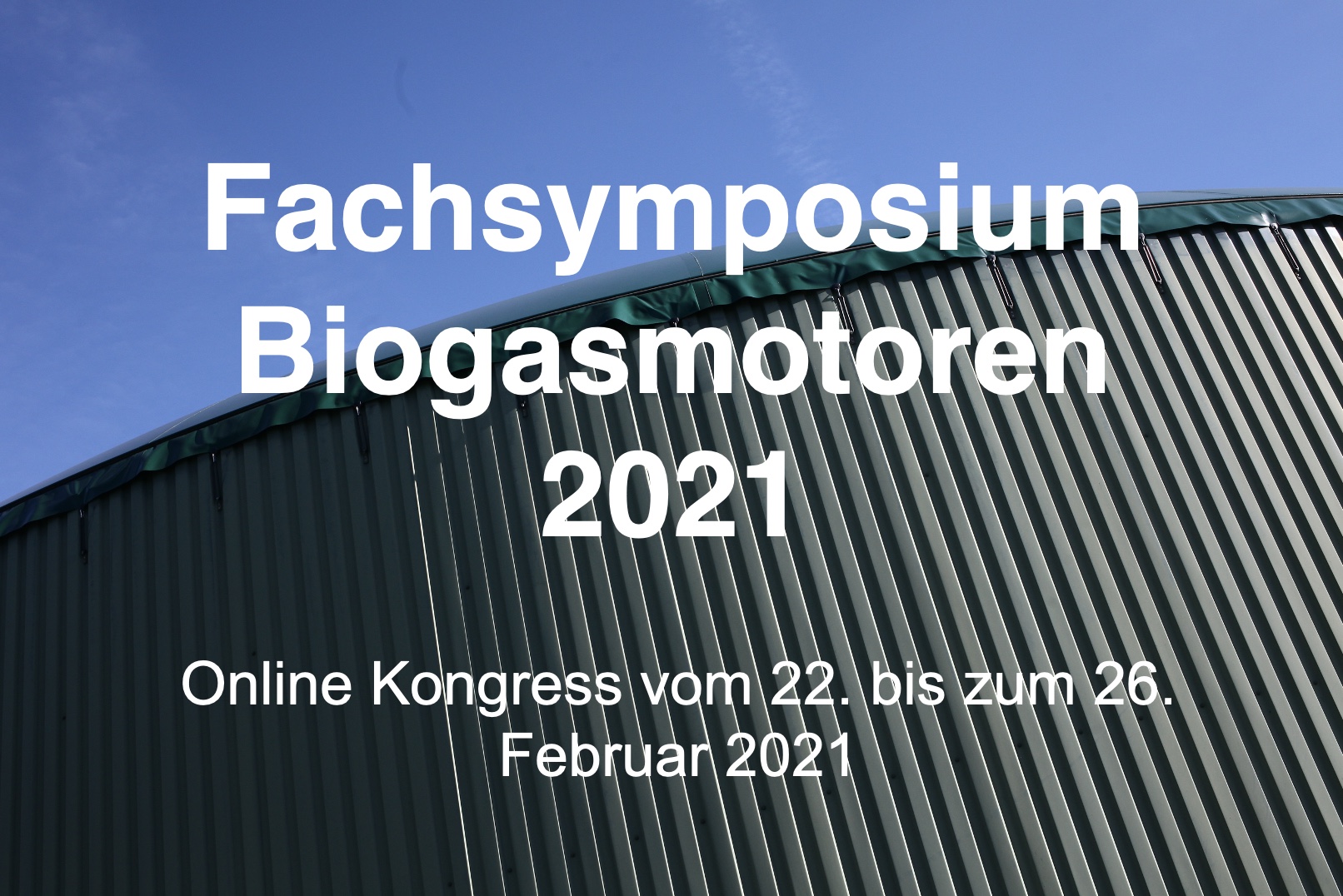 Online-Kongress Fachsymposium Biogasmotoren 2021